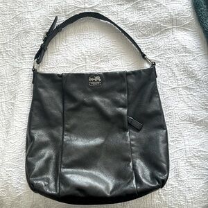 Coach black hobo